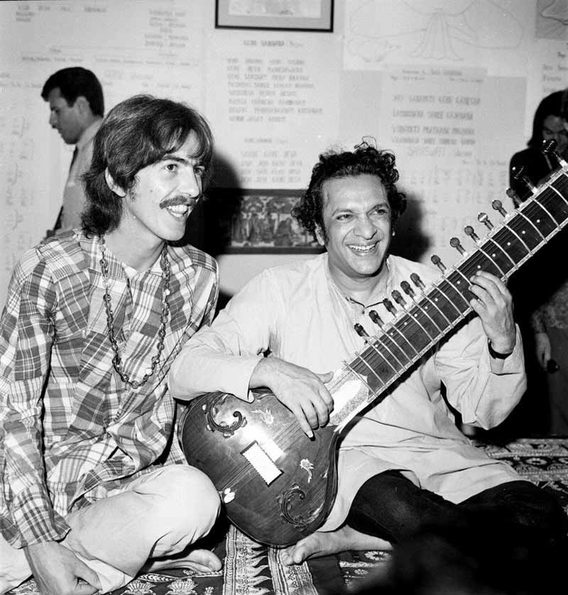 George Harrison és Ravi Shankar